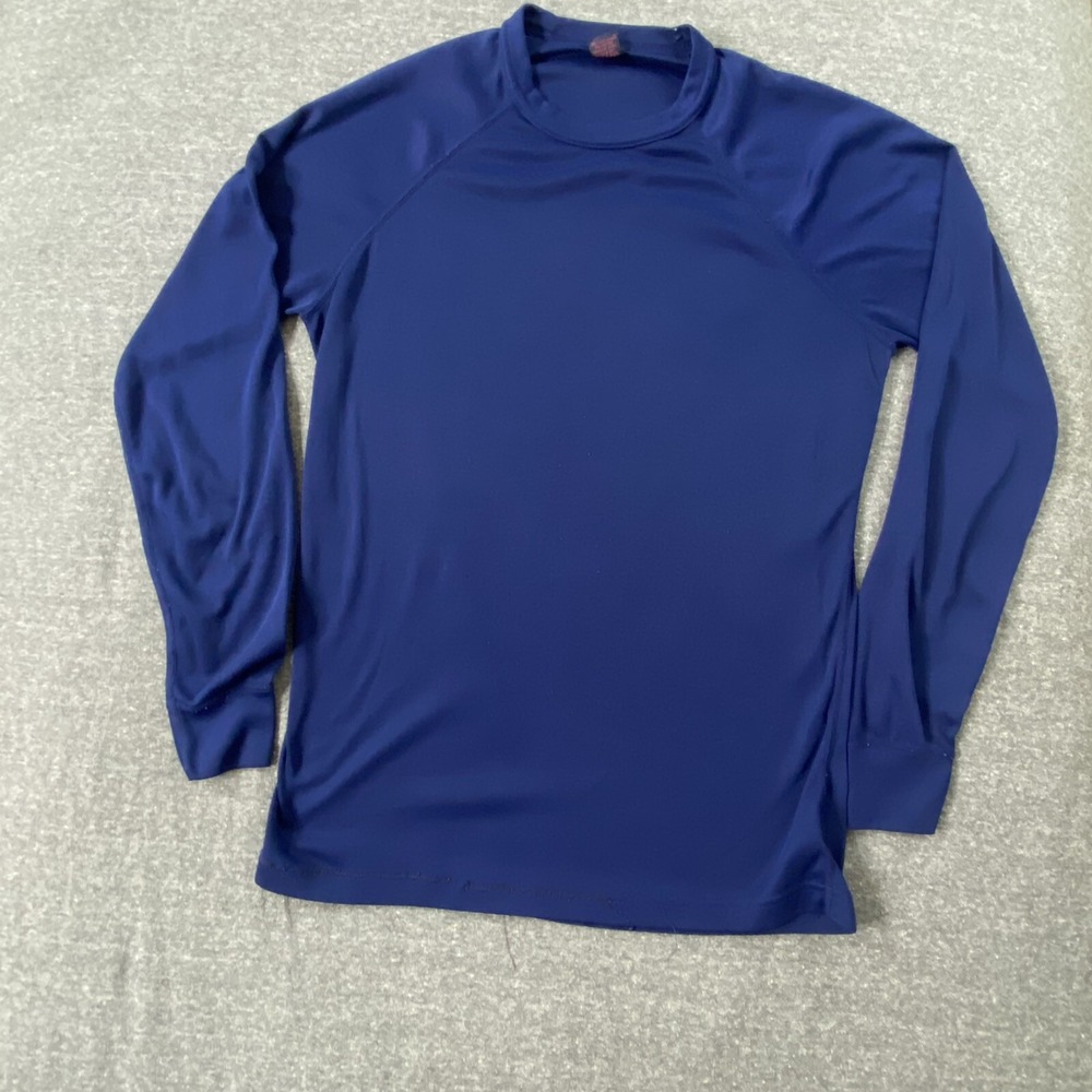 VTG Patagonia Shirt Mens Medium Blue Capilene Base‎ Layer Outdoors Camp Hike